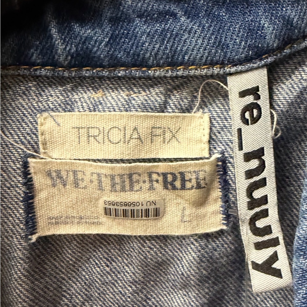 Free People Blue Bandana Jumpsuit - Picture 5 of 5